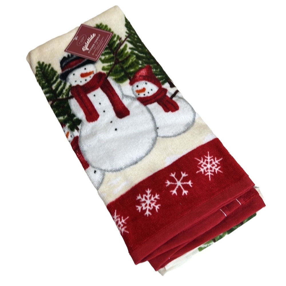 Yuletide Christmas kitchen towel set